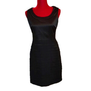 Max And Cleo Body Con Little Black Dress Size 8